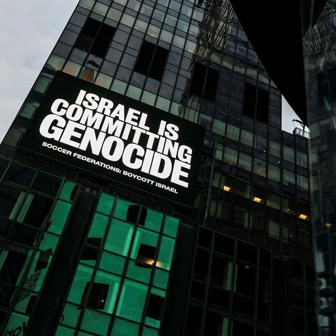 Billboard Campaign Calls for Sports Boycott of Israel