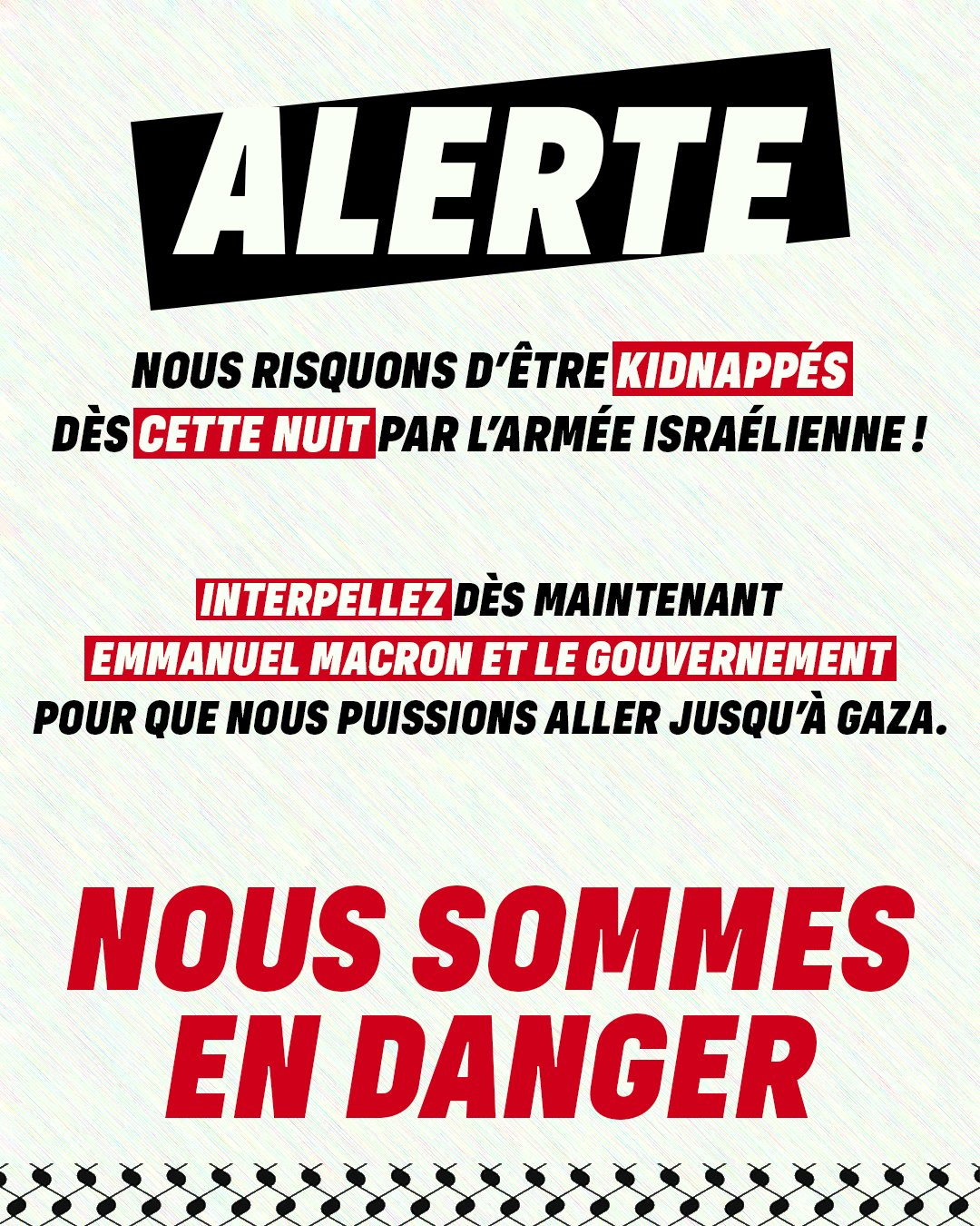 Activists Urge Macron for Protection Before Gaza Journey