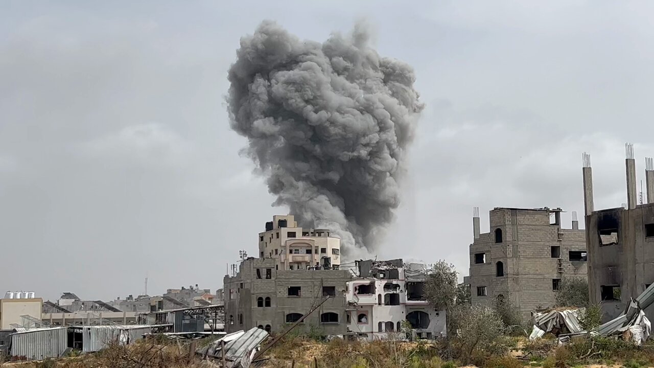 Israeli bombing of Al Said residential building in Gaza
