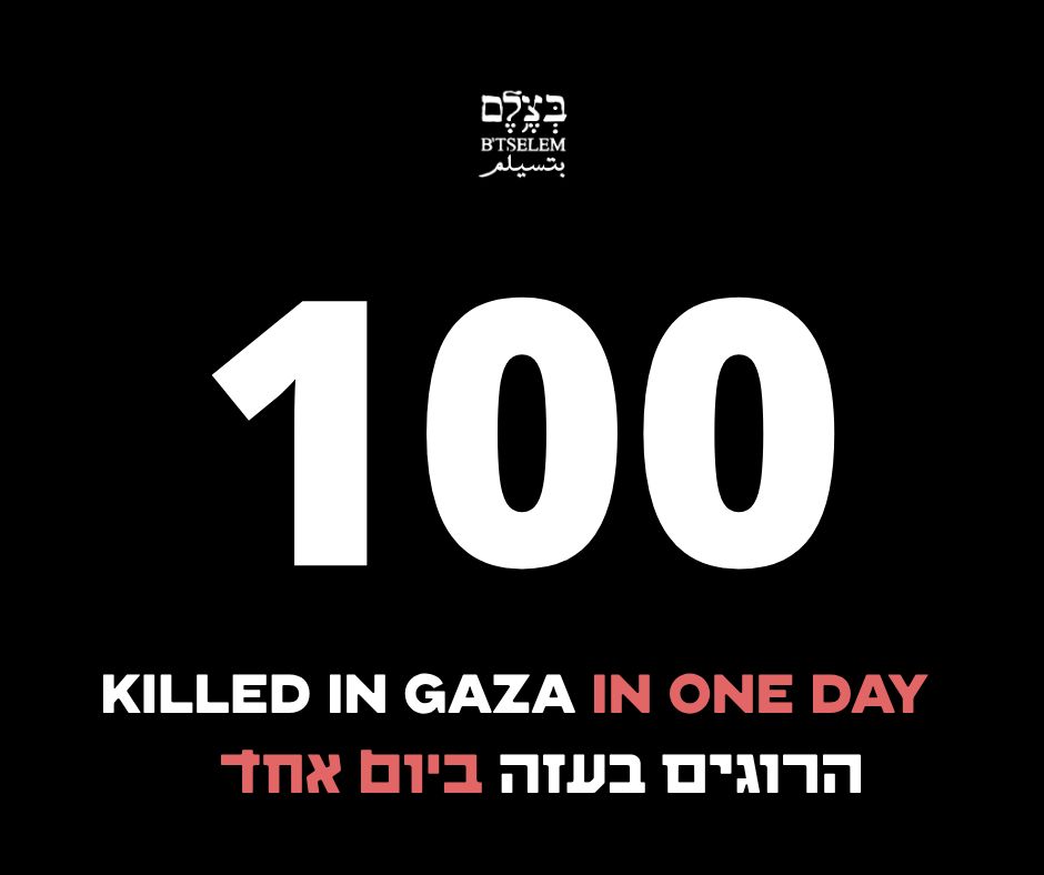 Israeli military kills 100 in Gaza, 40 awaiting aid
