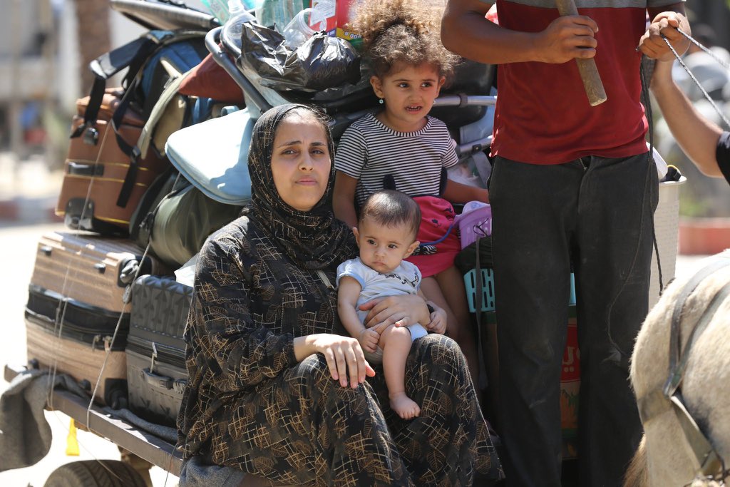 Sister’s Displacement from Deir al Balah During Israeli Bombing