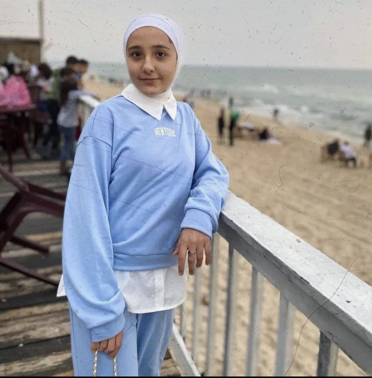 Haya Imad Abu Kweik, 14-year-old student with dreams of becoming doctor
