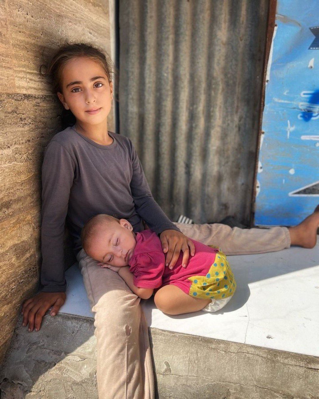 Children returning to destroyed homes in Gaza after Israeli conflict