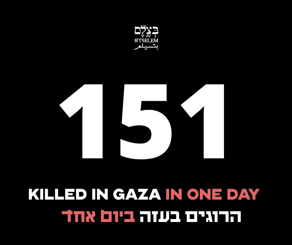 Israeli military kills 151 people in Gaza including aid recipients