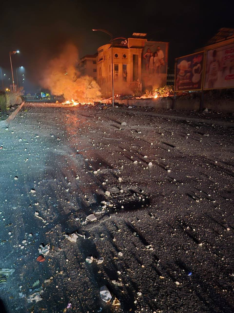 Israel bombs routes near Beirut airport isolating Lebanon