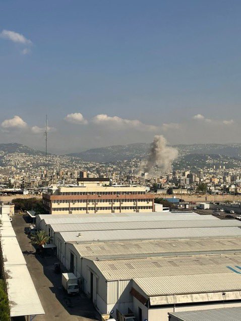 Israel Bombs Residential Buildings in Beirut Southern Suburbs