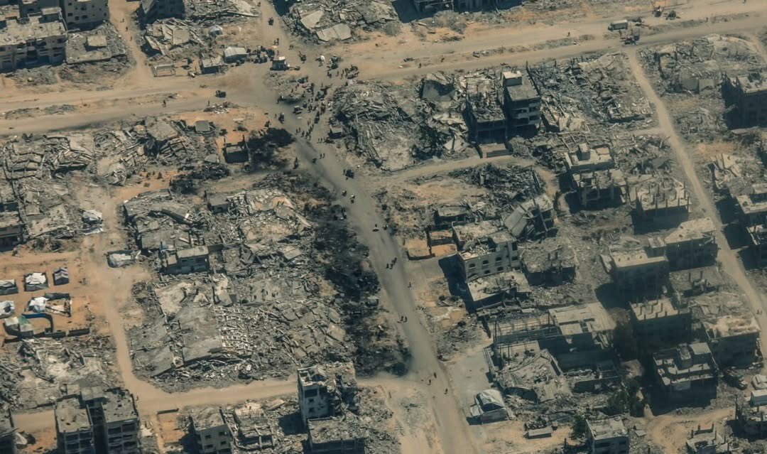Gaza aerial survey reveals scale of destruction from Israeli offensive