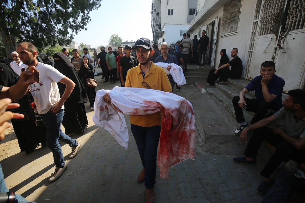 Israeli bombing kills three children west Gaza City