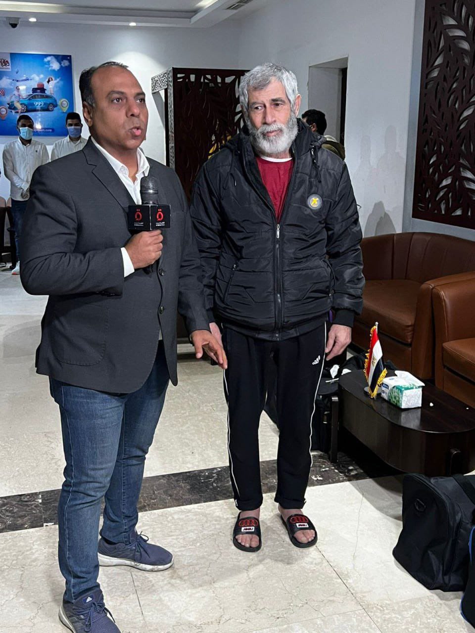 Freed prisoner Mohammed aljabaa’ after 40 years in Israeli prisons