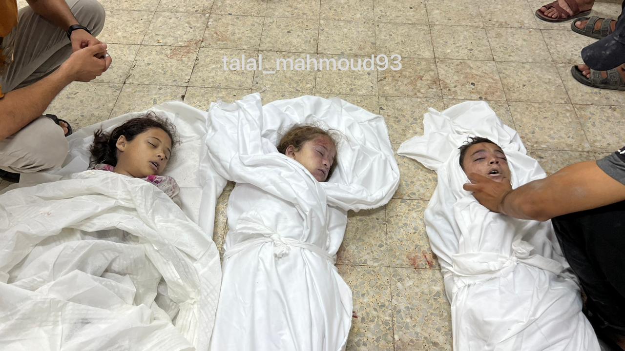 Three Children Killed in Israeli Bombardment of Gaza Refugee Camp