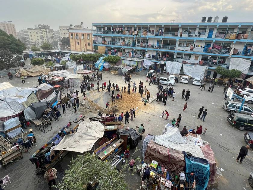 Israeli occupation targets 172 shelter centers for displaced Palestinians
