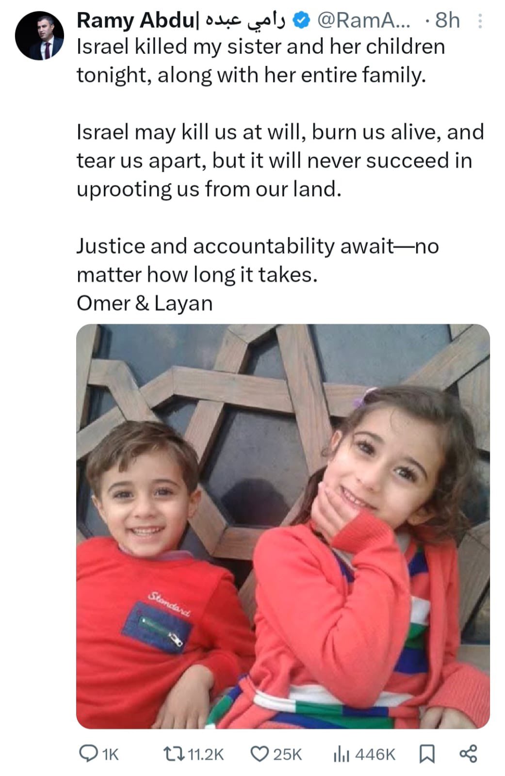 Euro-Med Chair’s Family Killed in Gaza Air Strikes