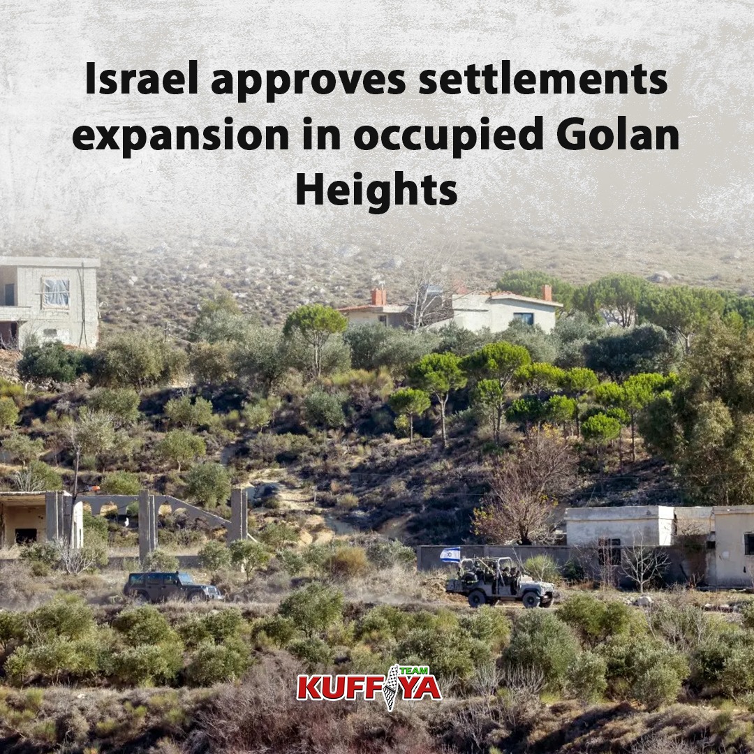 Israeli Cabinet Approves Golan Heights Settlement Expansion Plan
