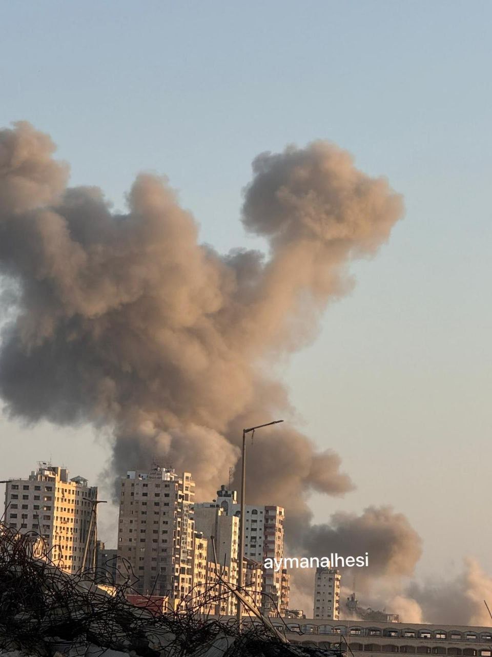 Israeli warplanes launch two airstrikes on Gaza City