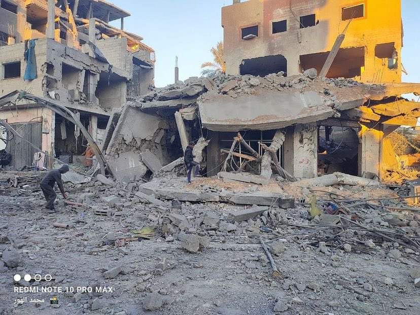 Abu Muhadi Family Home Bombed in Nusairat Gaza
