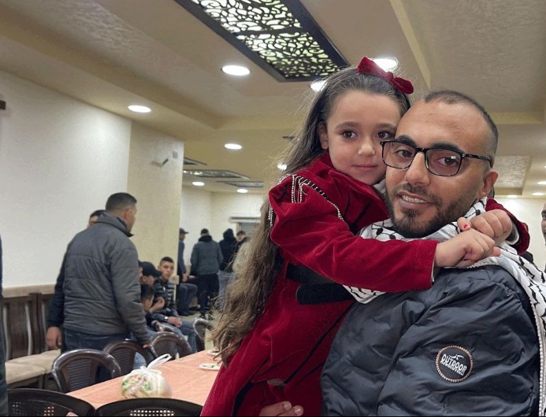 Palestinian prisoner reunites with family after four years detention