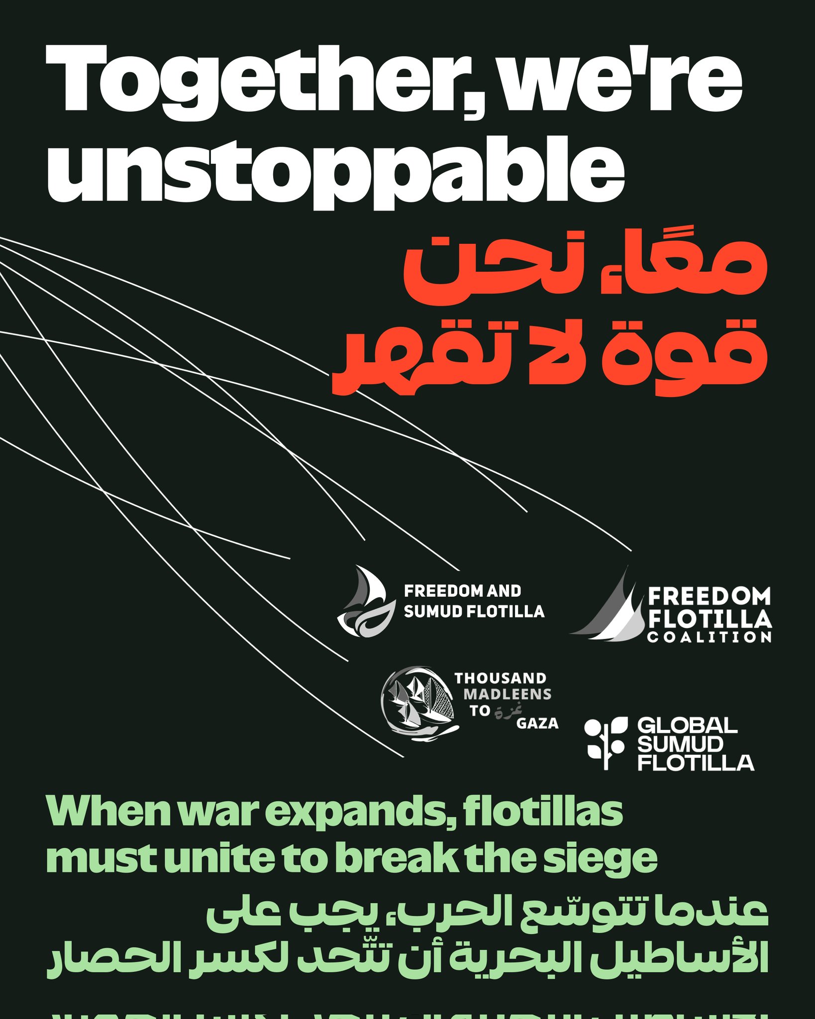 Unified Flotillas Coalition Launches to Break Gaza Siege