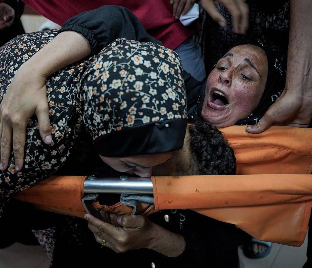 Al-Aqsa Hospital in Deir Al-Balah Central Gaza