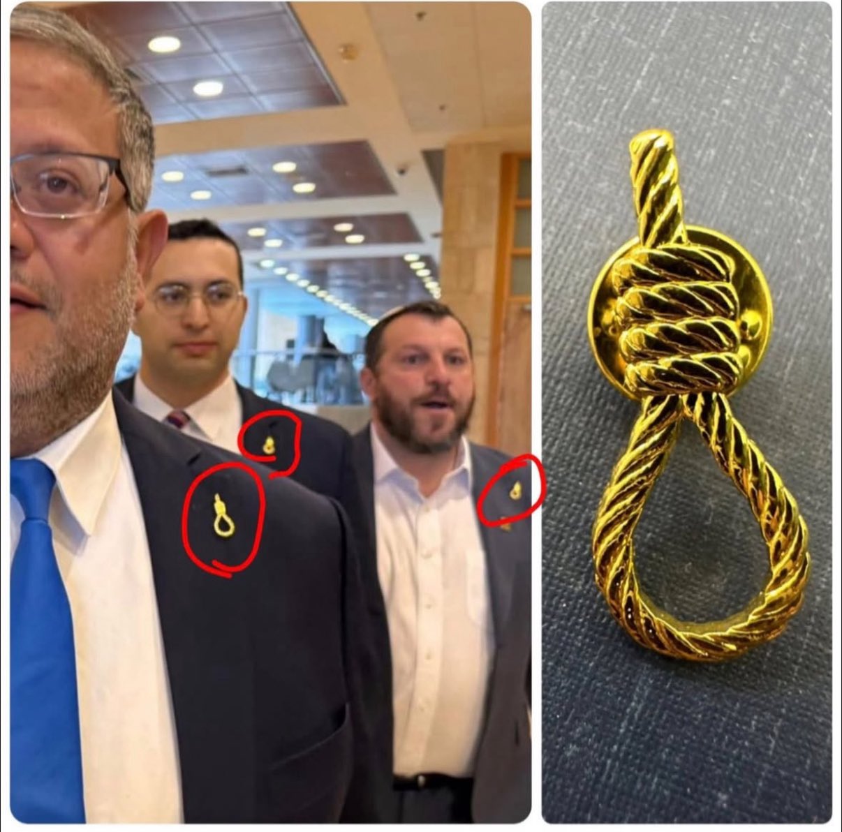 Armband Noose Symbol Endorses Killing Bound Defenseless Prisoners