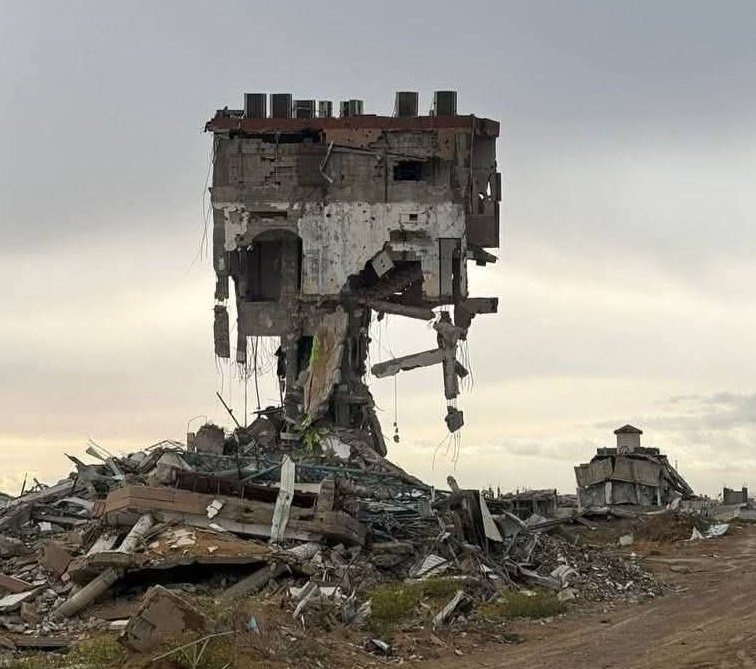 A House Standing Strong Despite Its Pain