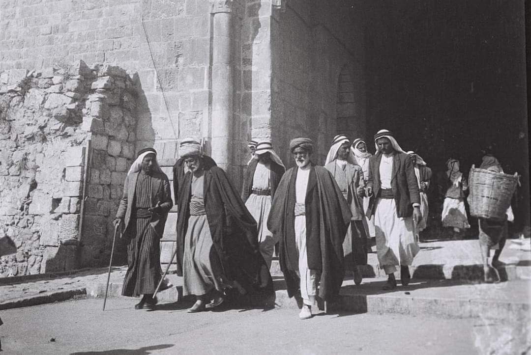 Damascus Gate Jerusalem Historical Archive 1938