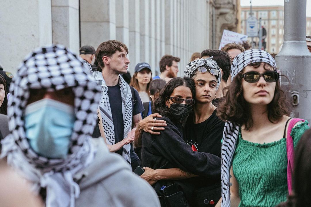 German Students Confront Police at Palestine Solidarity Protests