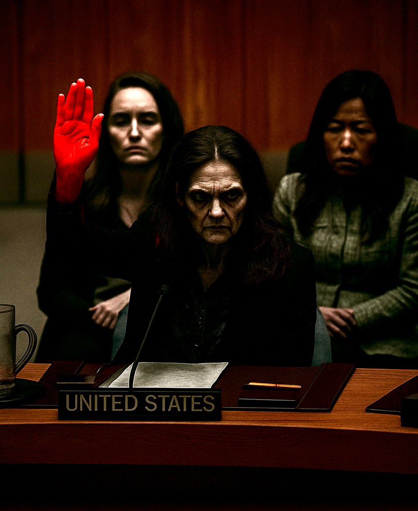 US Vetoes UNSC Resolution on Gaza Genocide