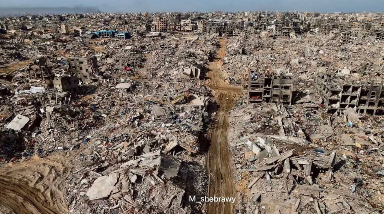 Israeli Military Destruction and Displacement in Northern Gaza Strip