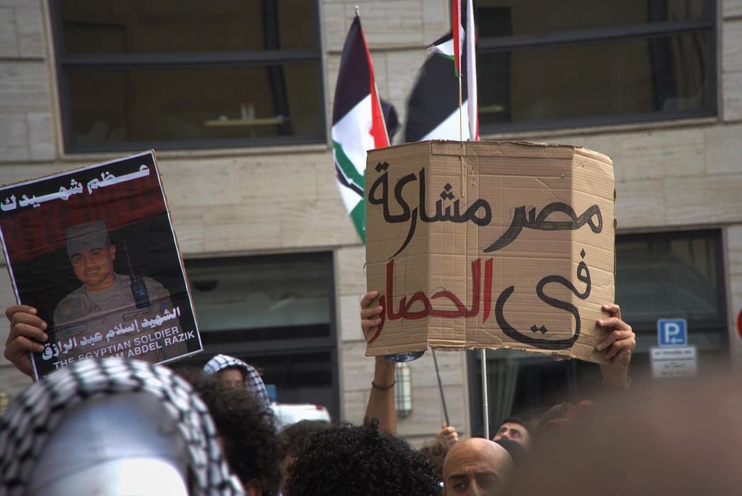 Berlin protest against Egypt’s Gaza border policy