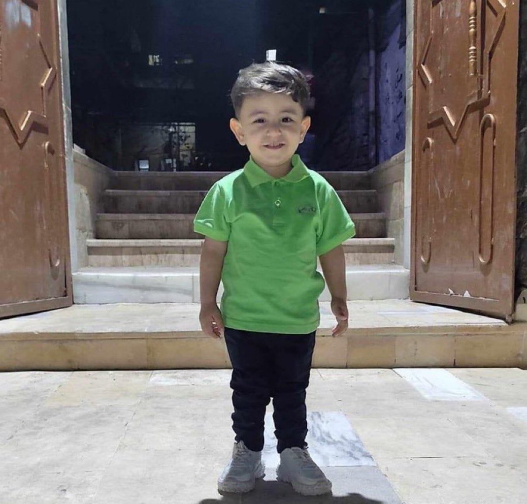 Child Omar Ashour killed by Israeli missile strike