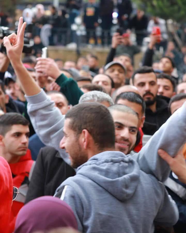 Ramallah residents welcome freed prisoners from exchange deal