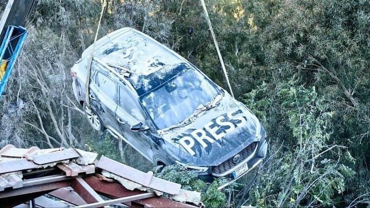 Israel bombed journalists residence in Lebanon killing three