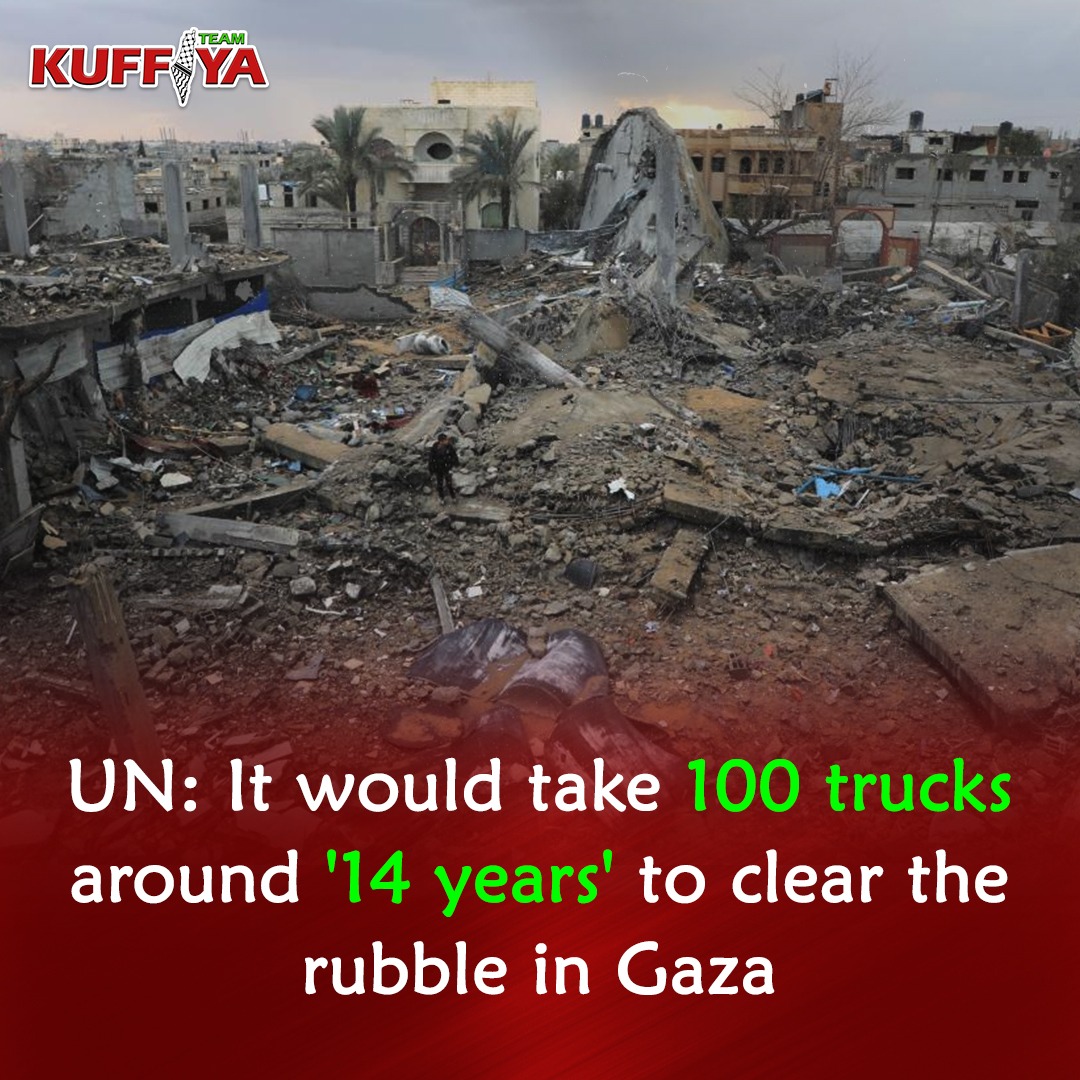 UN Estimates 37 Million Tons Debris in Gaza