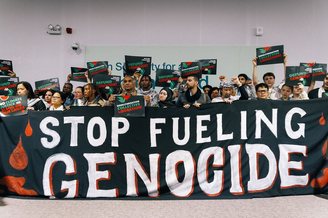 Activists Demand Energy Embargo on Israel at COP29