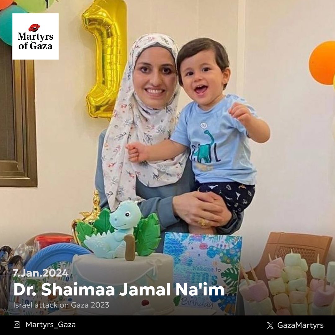 Dr. Shaimaa Jamal Na’im, Dentist and Martyr