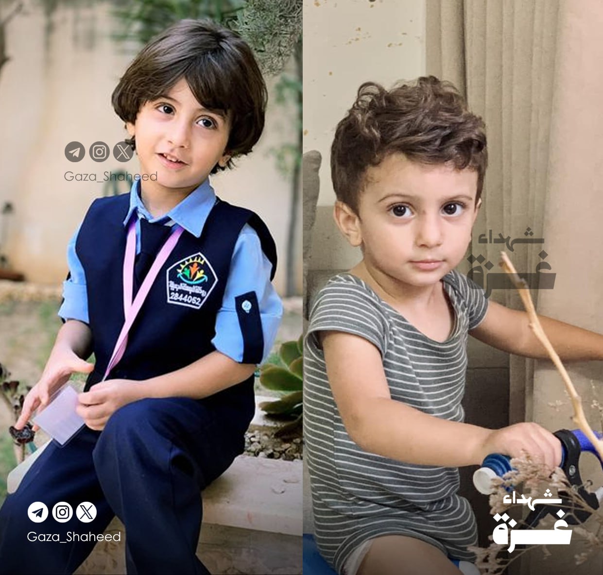 Brothers killed in Gaza airstrike; mother unaware of loss