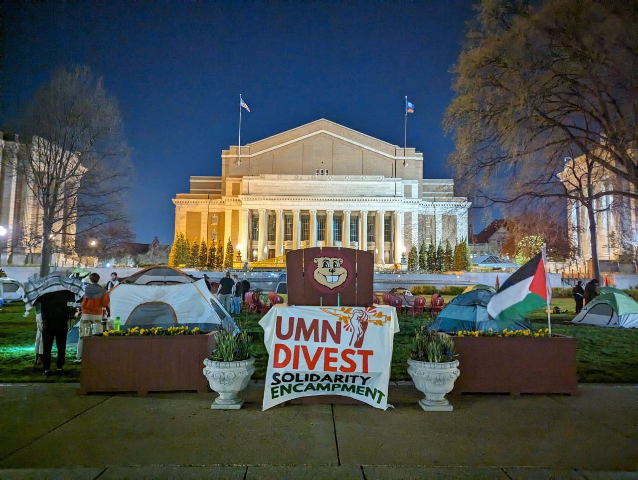 UMN Students Launch Gaza Solidarity Encampment on Campus