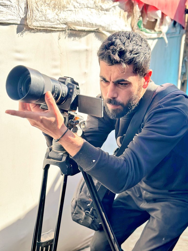 Gaza Journalist Continues Reporting Despite Personal Loss