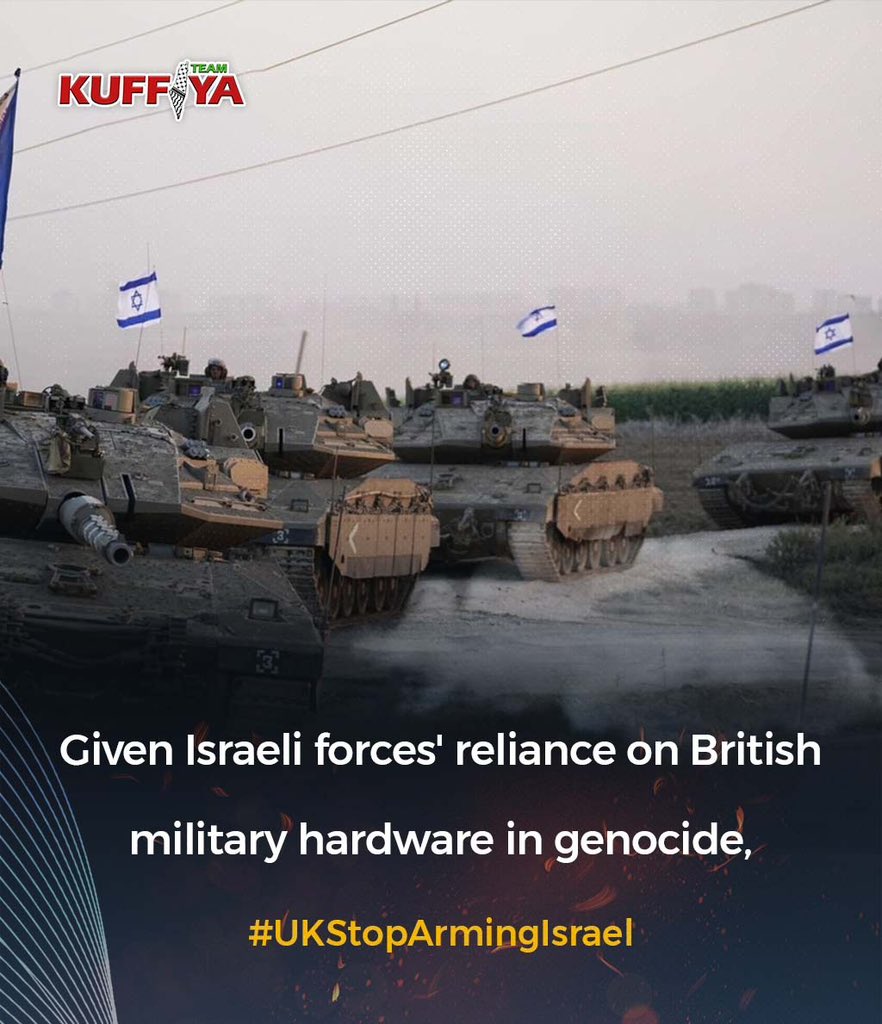 UK military hardware used by Israel in Gaza genocide