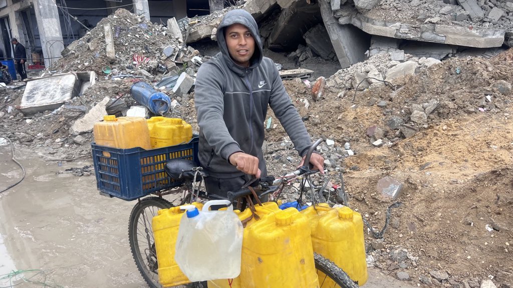 Gaza faces severe water crisis from destroyed infrastructure and fuel ban
