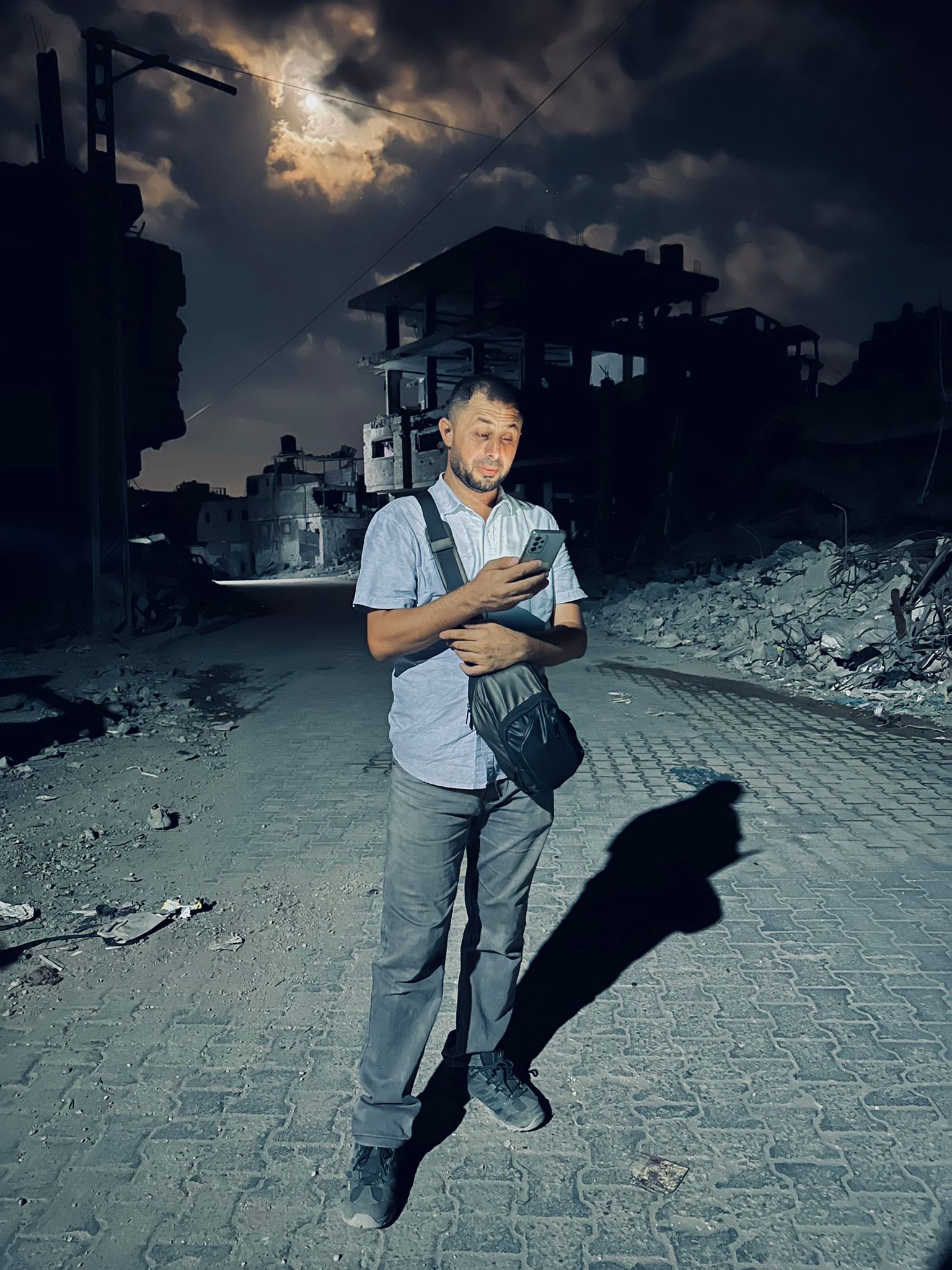 Journalist Abu Adnan Continues Coverage of Events