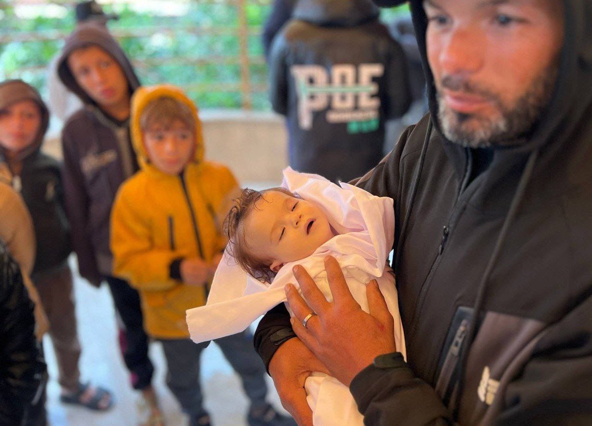 Death of 8-month-old Rahaf Abu Jazar in Gaza