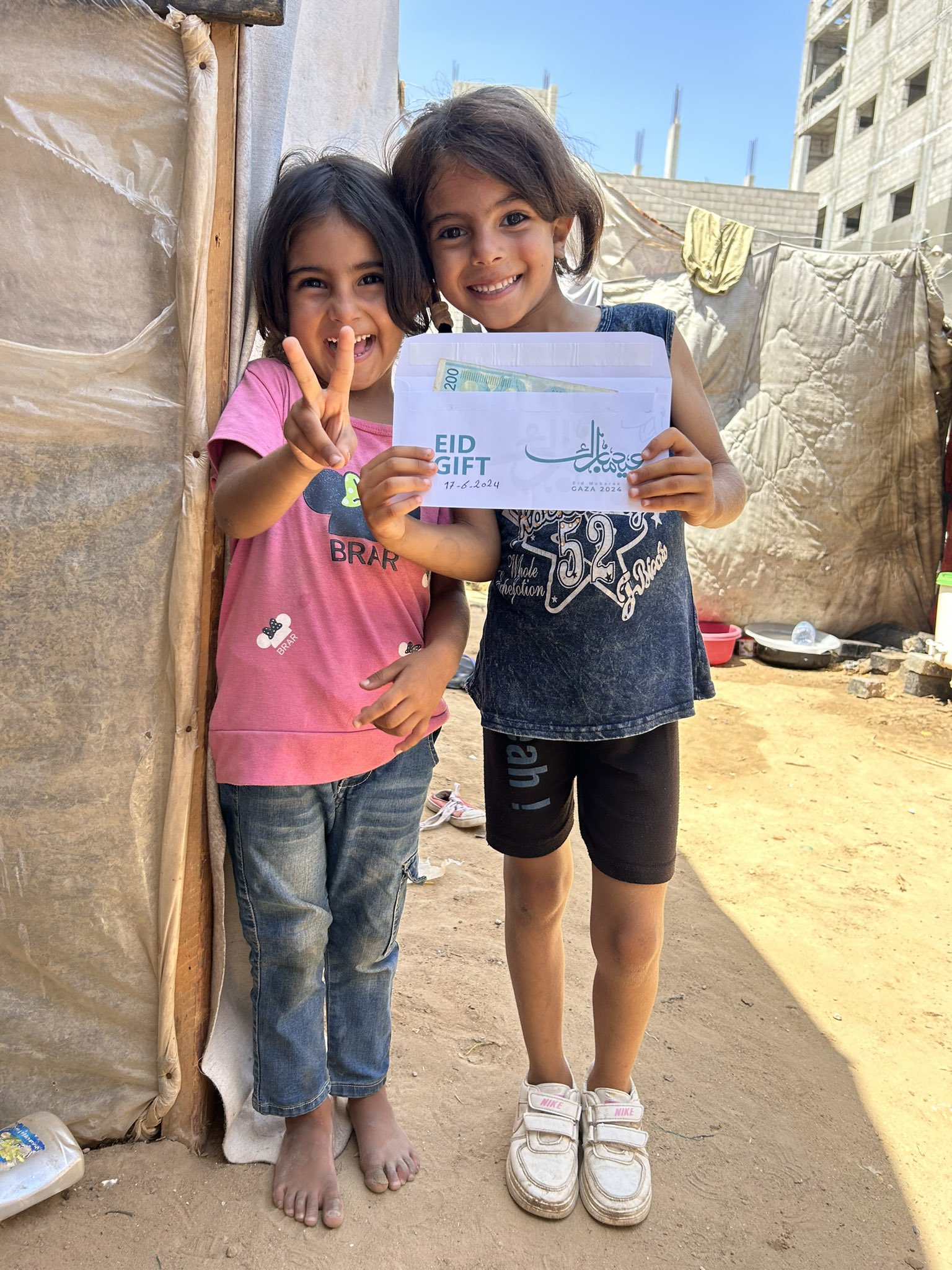 Three Victory Signs for Gaza