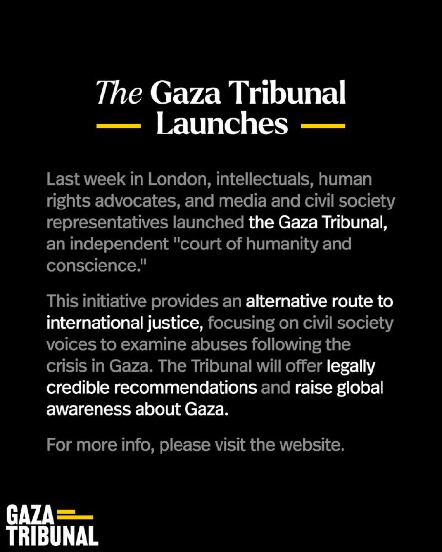 Gaza Tribunal Established in London to Investigate War Crimes