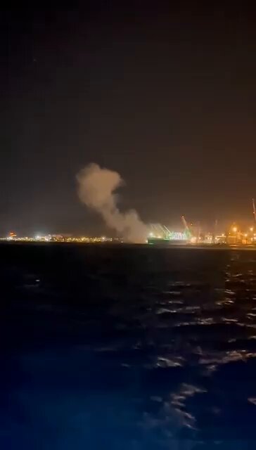 Missile attack from Iraq strikes Eilat port in Israel