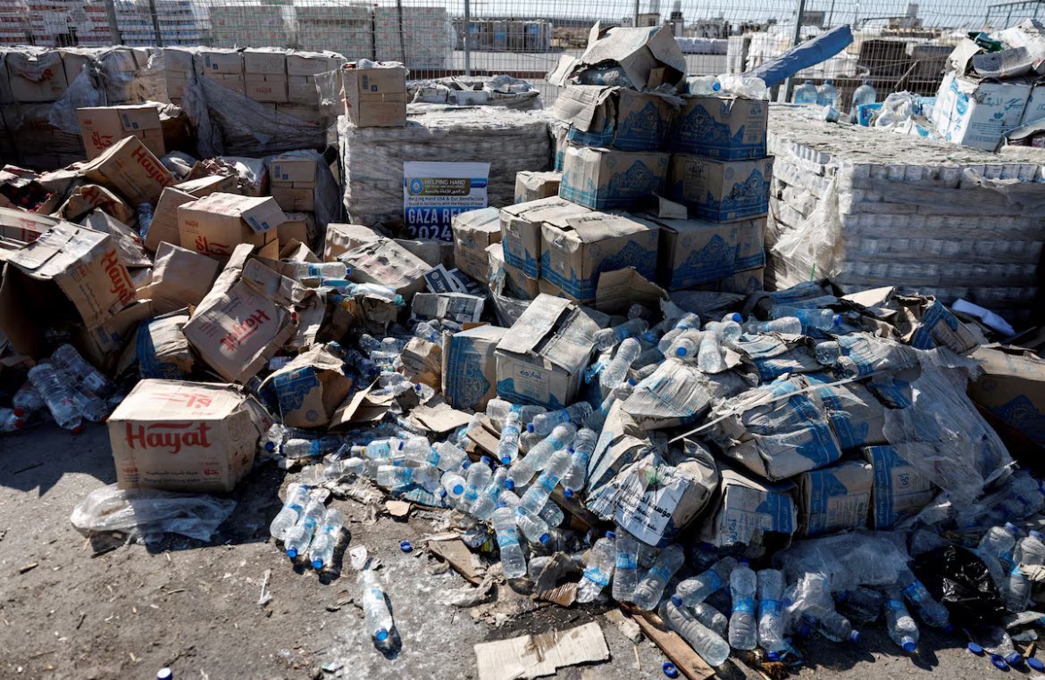 Israeli Military Destroys Blocked Humanitarian Aid