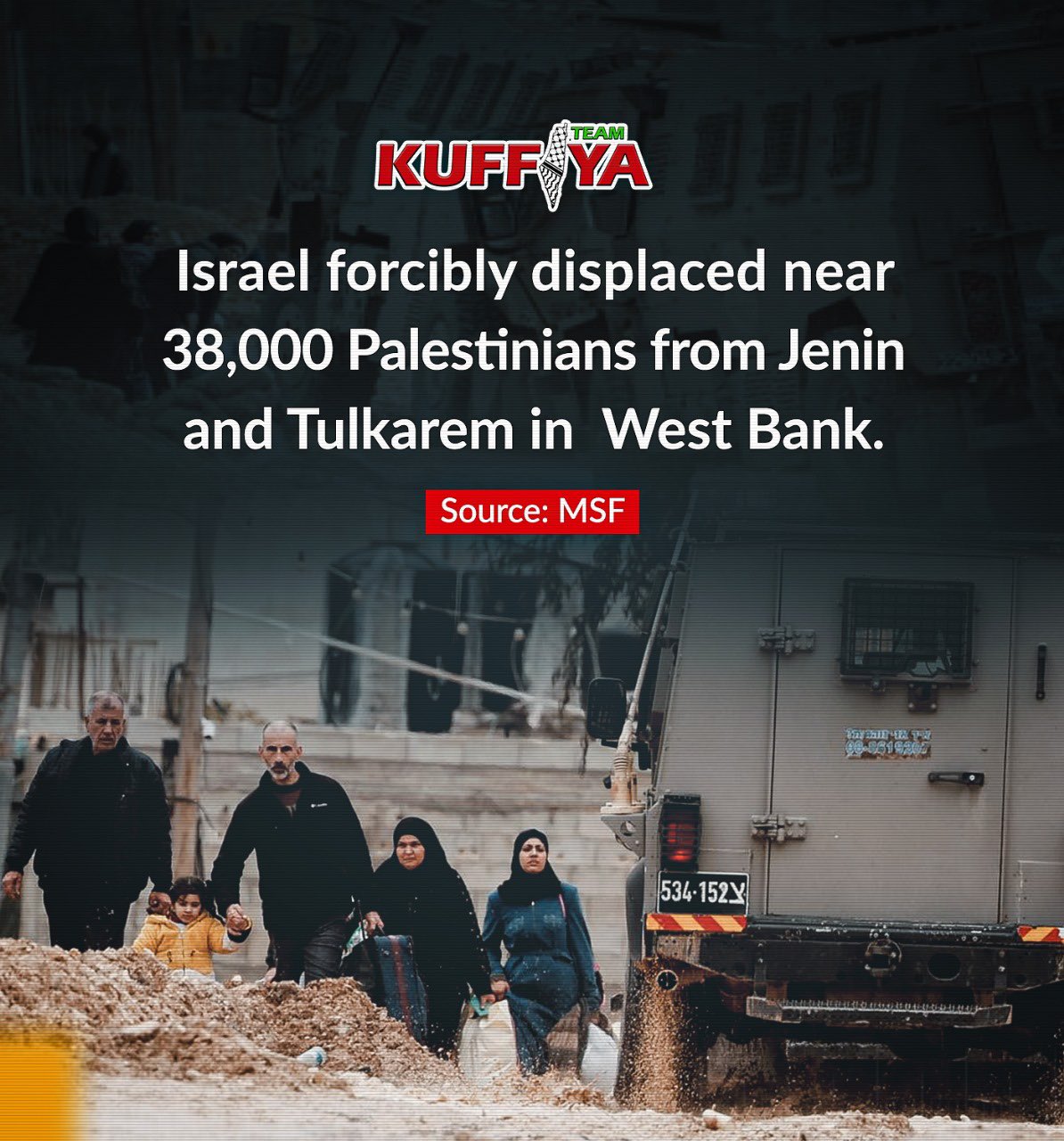Doctors Without Borders Reports 38000 Palestinians Forcibly Displaced