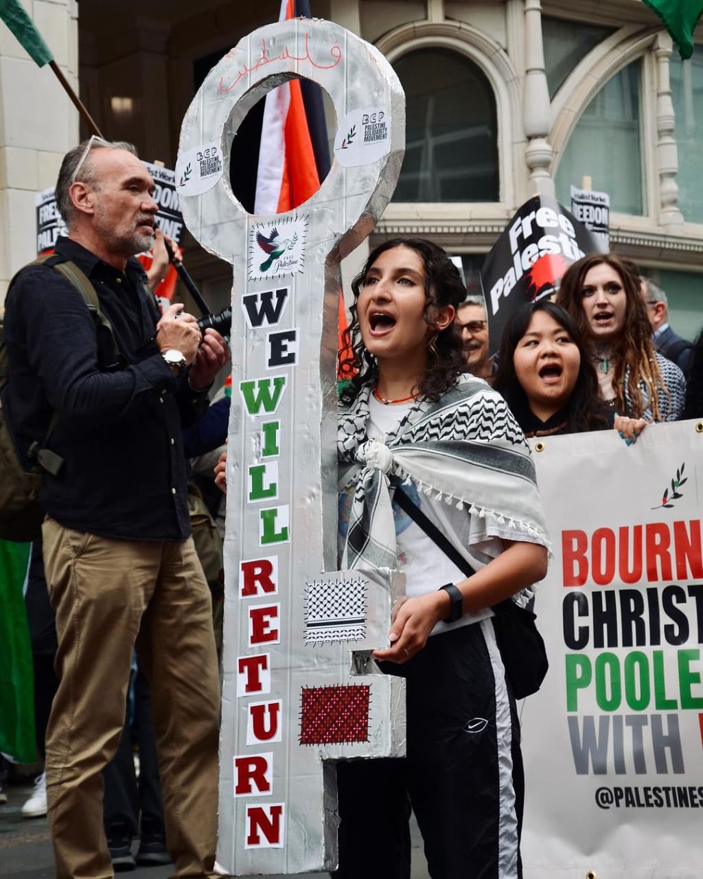Palestinian supporters commemorate 76th Nakba Day in London