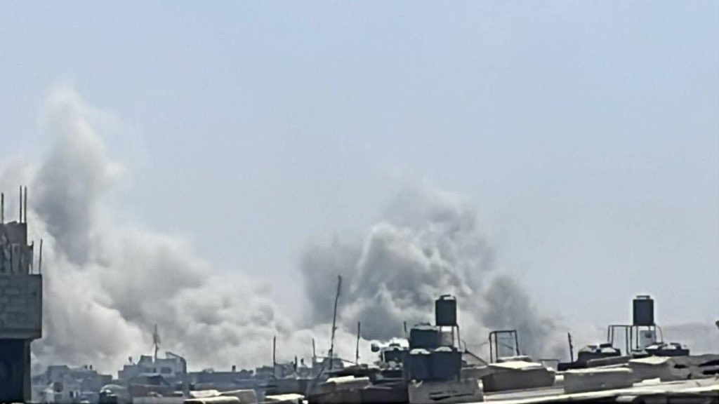 Israeli bombardment of Gaza intensifies to one strike per minute