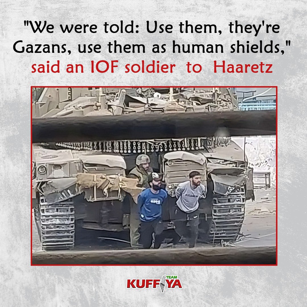 IOF Soldier Reveals Using Palestinian Civilians as Human Shields